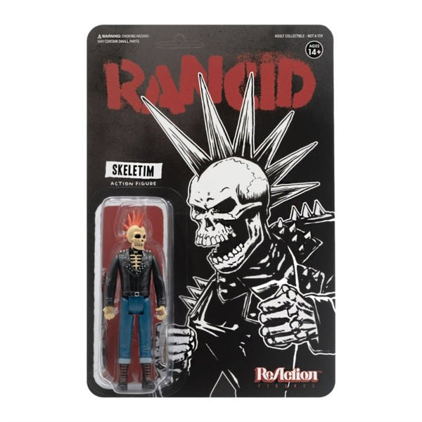 Rancid Reaction Figure - Rancid Punk Skeleton super 7 - punk to funk heaven