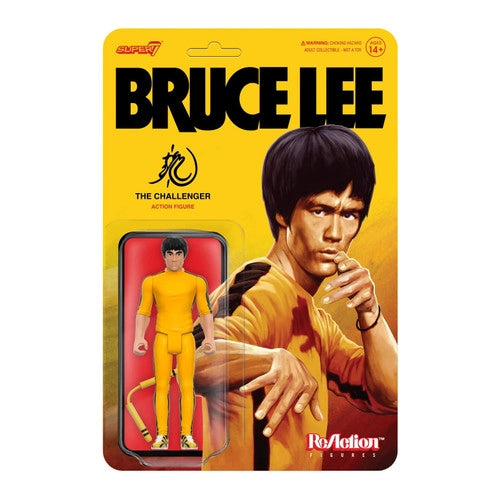 Bruce Lee Reaction Figure W1 - Bruce Lee Jumpsuit  super 7