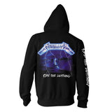 RIDE THE LIGHTNING by METALLICA Hooded Sweatshirt with Zip - punk to funk heaven