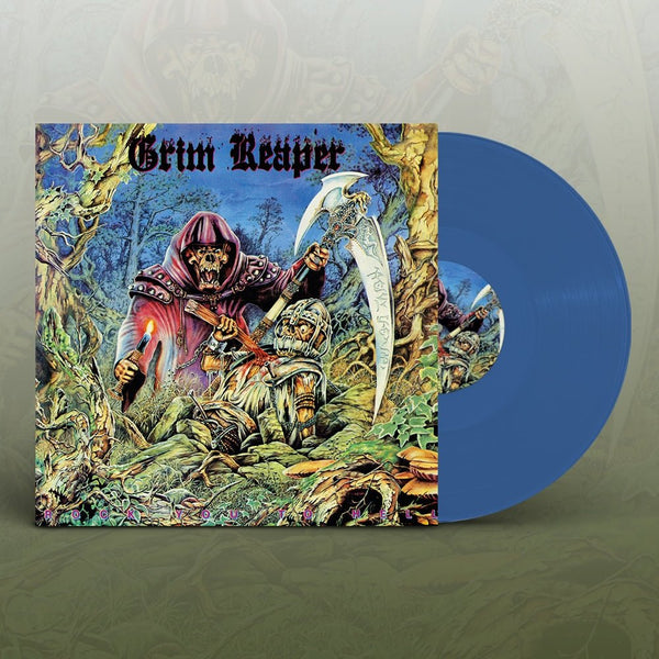 ROCK YOU TO HELL (BLUE VINYL) by GRIM REAPER Vinyl LP GRIMM03 - punk to funk heaven