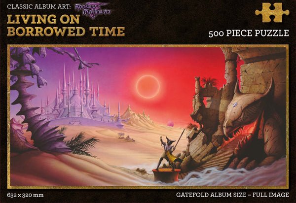 RODNEY MATTHEWS LIVING ON BORROWED TIME (500 PIECE PUZZLE) PUZZLE - punk to funk heaven