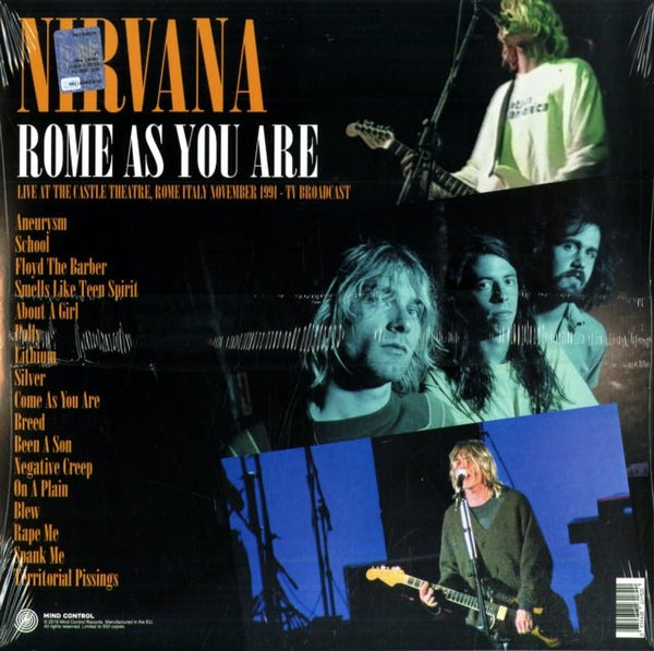 Rome As You Are Artist Nirvana Format:Vinyl / 12" Album Coloured Vinyl Label:Mind Control - punk to funk heaven