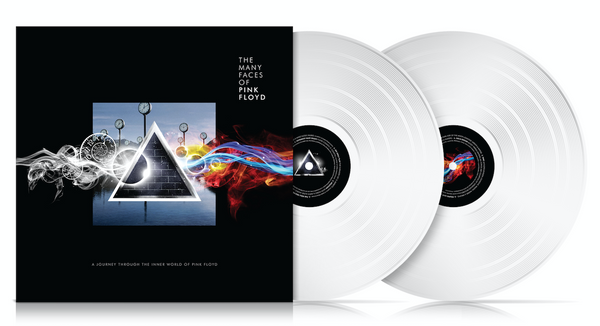 THE MANY FACES OF PINK FLOYD LTD 2 X VINYL LP GATEFOLD SLEEVE OPAQUE WHITE