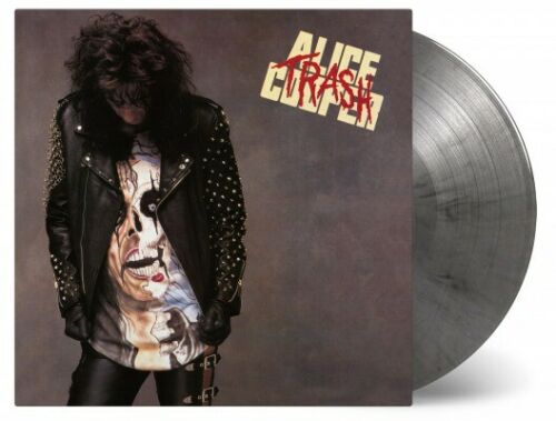 ALICE COOPER TRASH ltd silver & black marbled vinyl lp MOVLP1862