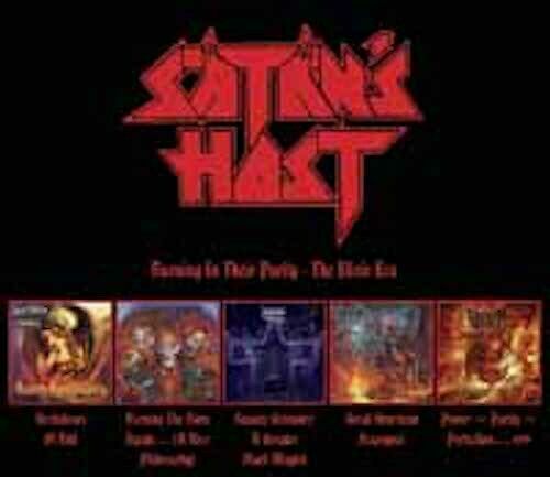 BURNING IN THEIR PURITY THE ELIXIR ERA by SATAN'S HOST Compact Disc 5 CD Box Set   pre order