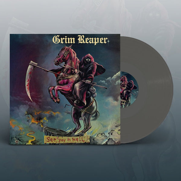 SEE YOU IN HELL (GREY VINYL) by GRIM REAPER Vinyl LP GRIMM01 - punk to funk heaven
