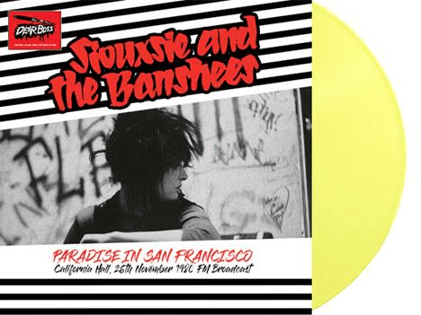 SIOUXSIE AND THE BANSHEES - PARADISE IN SAN FRANCISCO, CALIFORNIA HALL, 26TH NOVEMBER 1980 FM BROADCAST Label: Dear Boss Cat No: JACK004CV Format: YELLOW Vinyl LP - punk to funk heaven