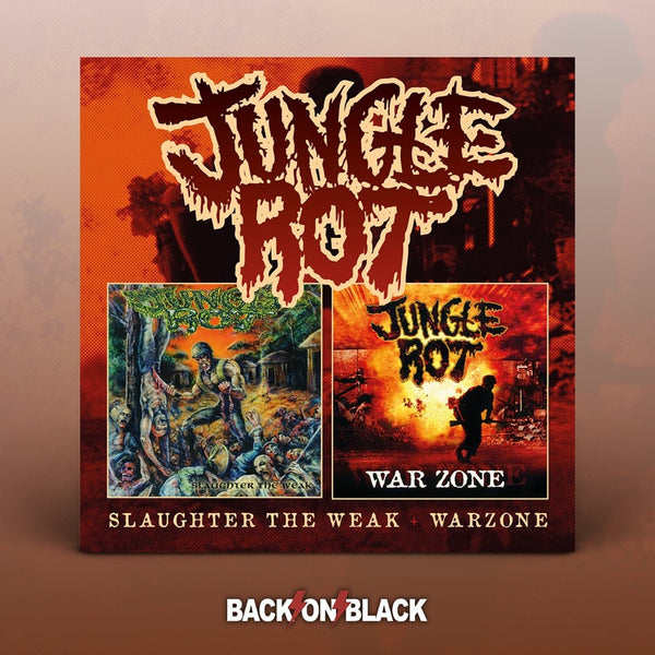SLAUGHTER THE WEAK / WARZONE by JUNGLE ROT Compact Disc Double BOBV946CD - punk to funk heaven