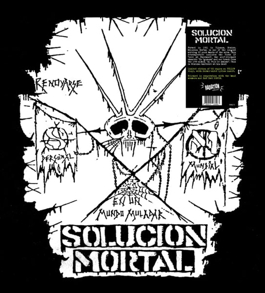 Solucion Mortal (Yellow Vinyl) Artist SOLUCION MORTAL Format:LP Label:RADIATION REISSUE Catalogue No:RRS170 - punk to funk heaven