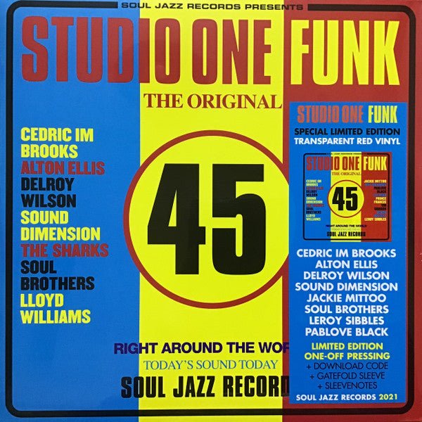 Soul Jazz Records Presents Studio One Funk Artist Various Artists Format: 2lp Vinyl / 12" Album Coloured Vinyl Label:Soul Jazz - punk to funk heaven