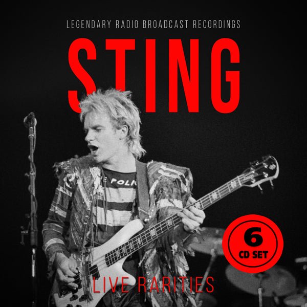 STING LIVE RARITIES (6CD BOX) COMPACT DISC BOX SET - punk to funk heaven