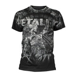 STONED JUSTICE (ALL OVER) by METALLICA T-Shirt, Front & Back Print - punk to funk heaven
