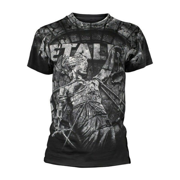 STONED JUSTICE (ALL OVER) by METALLICA T-Shirt, Front & Back Print - punk to funk heaven