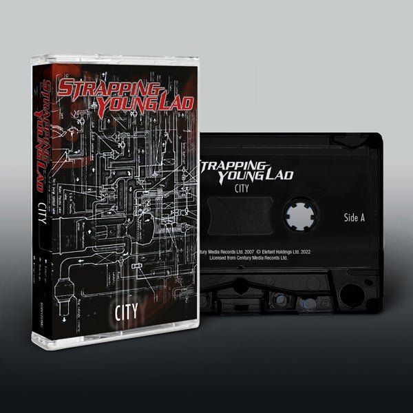 STRAPPING YOUNG LAD CITY MUSIC CASSETTE Item no. :BOBV1034MC - punk to funk heaven