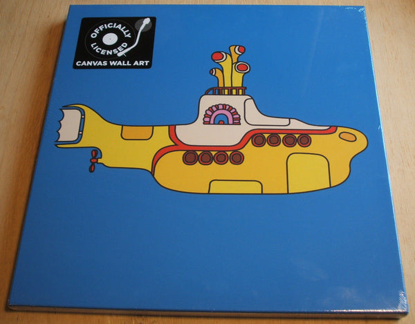 the beatles yellow submarine stretch canvas wall art 40cm x 40cm official