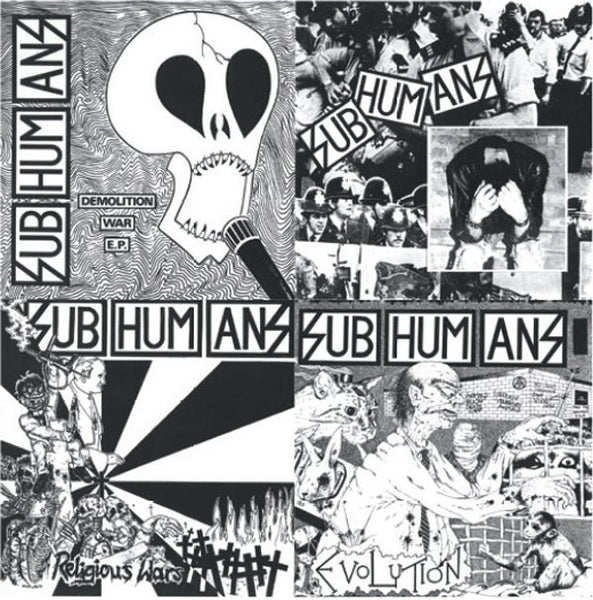 SUBHUMANS EP - LP (RED VINYL) VINYL LP - punk to funk heaven