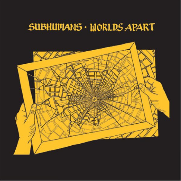 SUBHUMANS WORLDS APART (RED VINYL) VINYL LP - punk to funk heaven