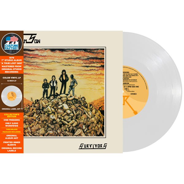 SURVIVORS (MIKLY CLEAR VINYL) by SAMSON Vinyl LP - punk to funk heaven