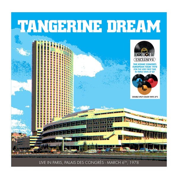 TANGERINE DREAM LIVE AU PALAIS DES CONGRES 1978 (COLOURED VINYL)(RSD 2023) VINYL - 3 LP BOX SET - punk to funk heaven