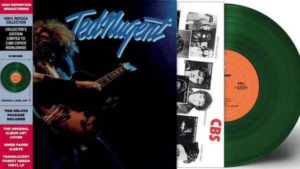 TED NUGENT (GREEN VINYL) by TED NUGENT Vinyl LP - punk to funk heaven