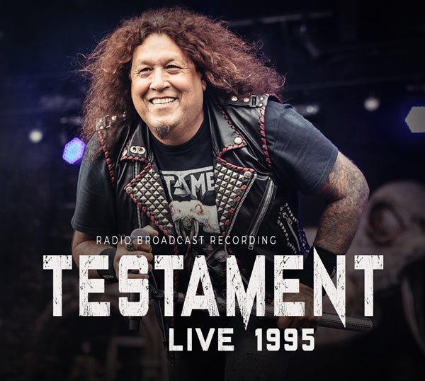 TESTAMENT LIVE 1995 COMPACT DISC - punk to funk heaven