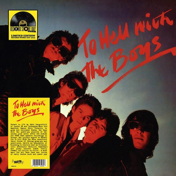 The Boys ‎– To Hell With The Boys Label: Radiation Reissues ‎– RRS154 Format: Vinyl LP Red - punk to funk heaven