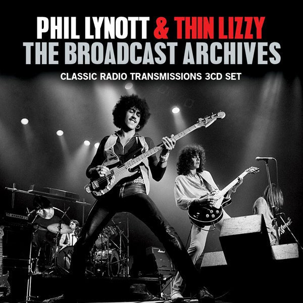 THE BROADCAST ARCHIVES (3CD) by PHIL LYNOTT & THIN LIZZY Compact Disc - 3 CD Box Set BSCD6144 - punk to funk heaven