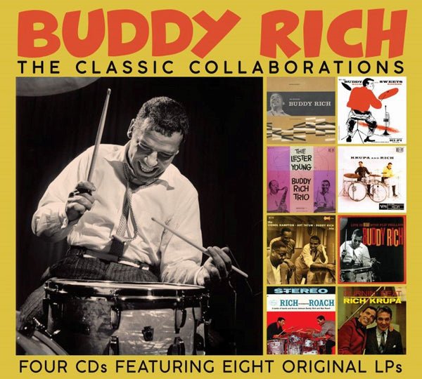 THE CLASSIC COLLABORATIONS (4CD) by BUDDY RICH Compact Disc - 4 CD Box Set EN4CD9208 - punk to funk heaven