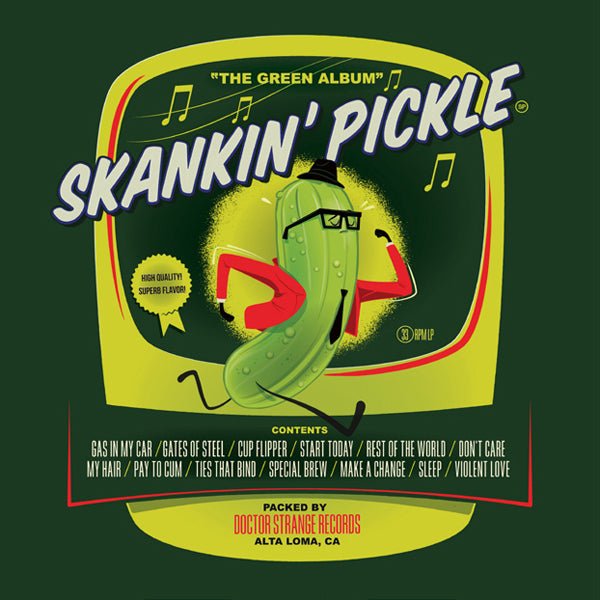 THE GREEN ALBUM by SKANKIN PICKLE Vinyl LP DSR042LP Label: DR STRANGE - punk to funk heaven