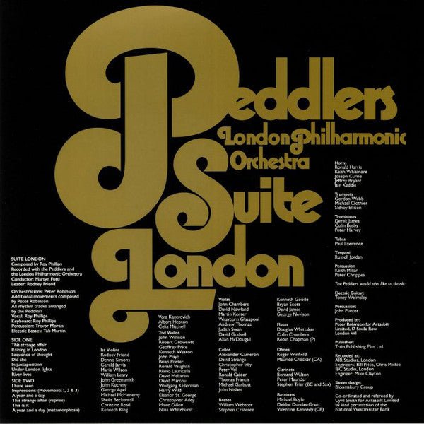The Peddlers And The London Philharmonic Orchestra ‎– Suite London Label: Glam - O - Rama ‎ GOR32102 Format: 2 × Vinyl LP - punk to funk heaven