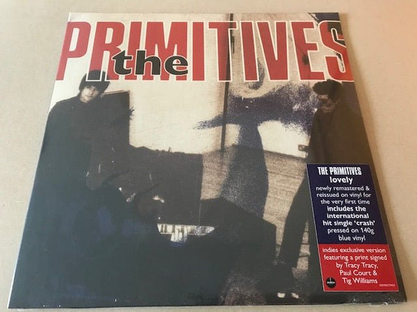 The Primitives ‎ Lovely Demon Records DEMREC945Vinyl LP blue + signed print - punk to funk heaven