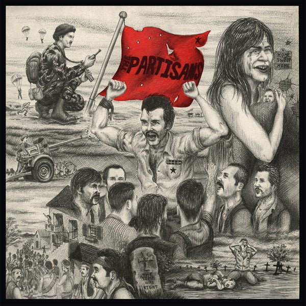 THE TIME WAS RIGHT (RED VINYL) by PARTISANS, THE Vinyl LP PLATE052LP - punk to funk heaven