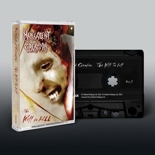 THE WILL TO KILL by MALEVOLENT CREATION Music Cassette BOBV920MC - punk to funk heaven