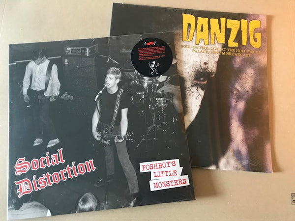 2 x vinyl lp collection Social Distortion ‎– Poshboy's Little Monsters black vinyl lp rsd 2019  + DANZIG SOUL ON FIRE LIVE AT THE HOLLYWOOD PALACE 1989 FM BROADCAST 2 x VINYL LP