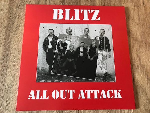 ALL OUT ATTACK (GREEN VINYL + POSTER) by BLITZ Vinyl LP  VILE011