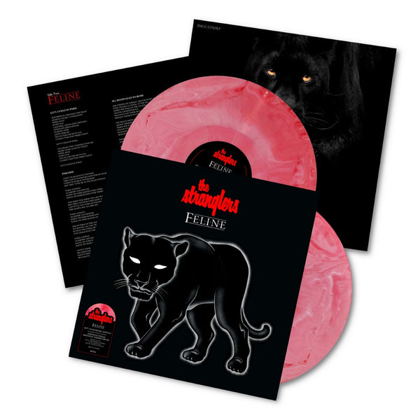 Feline The Stranglers Vinyl 12" lp x 2 (Deluxe Version) Red & Translucent Marble