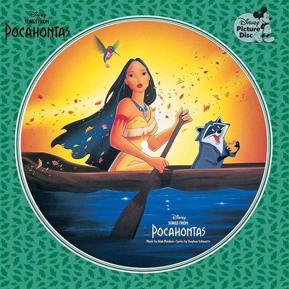 LIMITED VINYL PICTURE DISC lp  songs from POCAHONTAS  disney