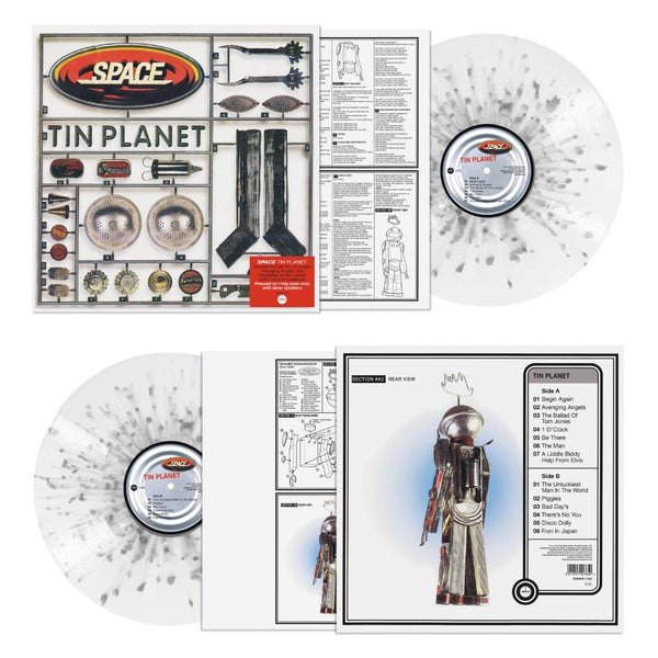 Tin Planet (Clear/Silver Splatter Vinyl) Artist SPACE Format:LP Label:DEMON RECORDS Catalogue No:DEMREC1042 - punk to funk heaven