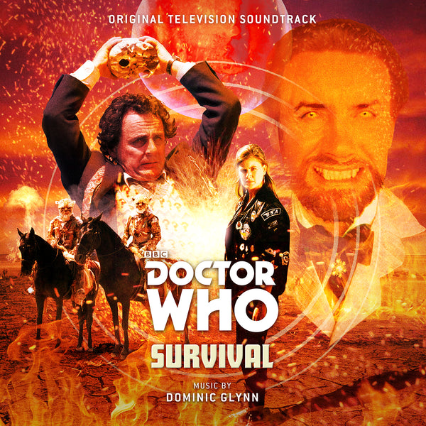 Dominic Glynn ‎– Doctor Who: Survival 2 x vinyl lp Silva Screen ‎– SILLP1537
