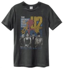 U2 Bullet The Blue Sky Amplified Vintage Charcoal T Shirt - punk to funk heaven