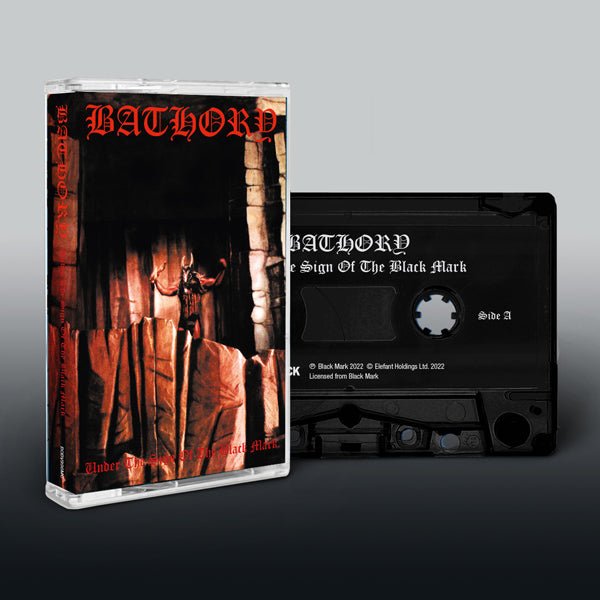 UNDER THE SIGN OF THE BLACK MARK by BATHORY Music Cassette BOBV996MC - punk to funk heaven