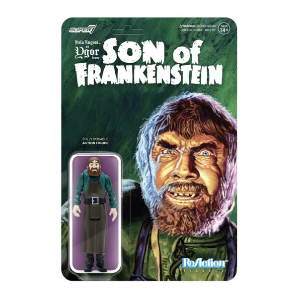 Universal Monsters Reaction Figure - Bela Lugosi As Ygor super 7 - punk to funk heaven