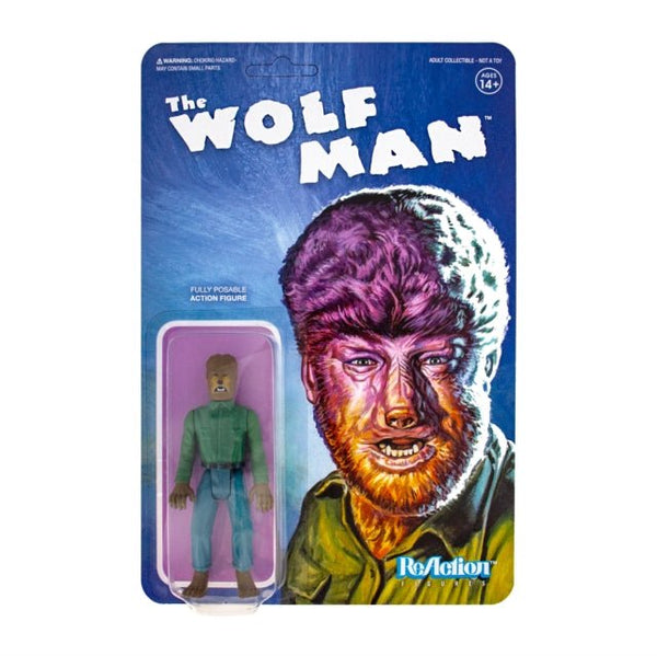 Universal Monsters Reaction Figure - The Wolf Man super 7 - punk to funk heaven