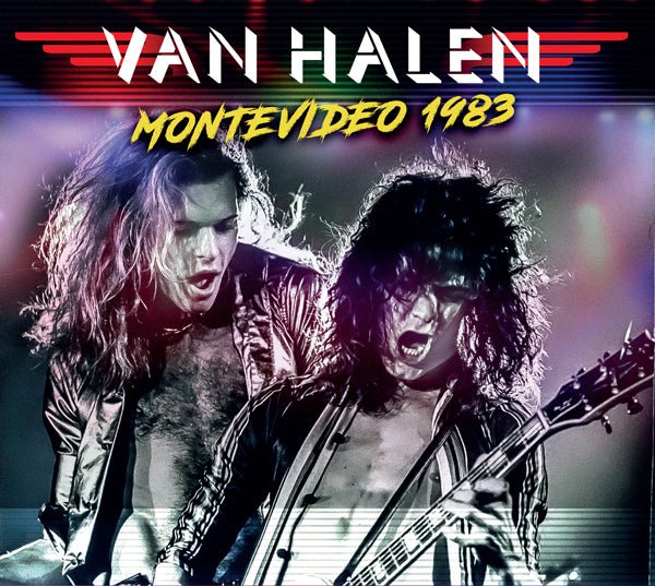 VAN HALEN MONTEVIDEO 1983 COMPACT DISC DOUBLE - punk to funk heaven
