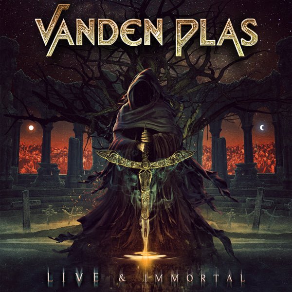 VANDEN PLAS LIVE AND IMMORTAL (2CD+DVD) COMPACT DISC - 3 CD BOX SET - punk to funk heaven
