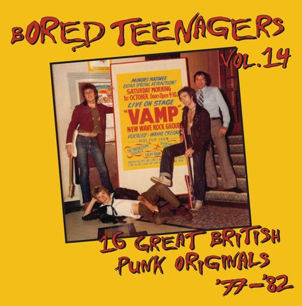 VARIOUS ARTISTS BORED TEENAGERS VOLUME 14 VINYL LP - punk to funk heaven
