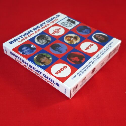 VARIOUS ARTISTS BRITISH BEAT GIRLS - LIVE ON AIR 1965 - 1970 (4CD) COMPACT DISC - 4 CD BOX SET - punk to funk heaven