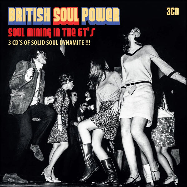 VARIOUS ARTISTS BRITISH SOUL POWER (3CD) COMPACT DISC - 3 CD BOX SET - punk to funk heaven