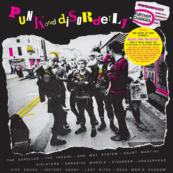 VARIOUS ARTISTS PUNK AND DISORDERLY VOLUME 2 VINYL LP SPITTLE128LP - punk to funk heaven
