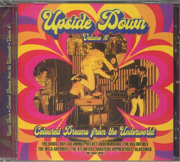 VARIOUS ARTISTS UPSIDE DOWN VOLUME 10; COLOURED DREAMS FROM THE UNDERWORLD COMPACT DISC Item no. :PARTCD4116 - punk to funk heaven